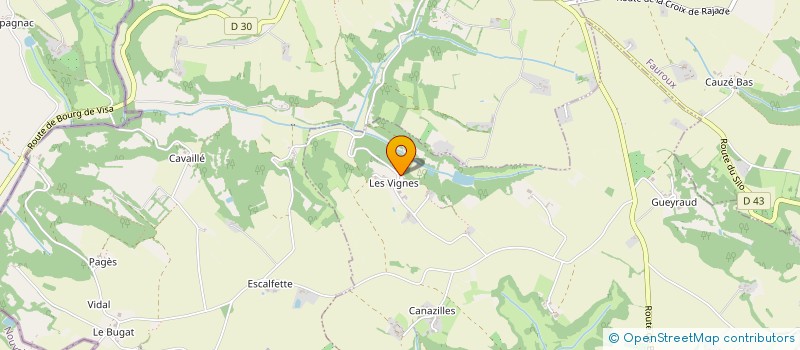 localisation de l'entreprise MADAME CARINE PECHAMBERT  BRASSAC