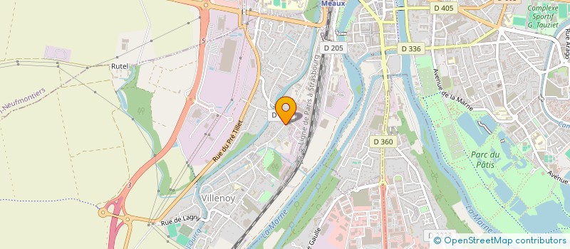 localisation de l'entreprise MADAME CARINE PEDRAZA SANTOS  VILLENOY