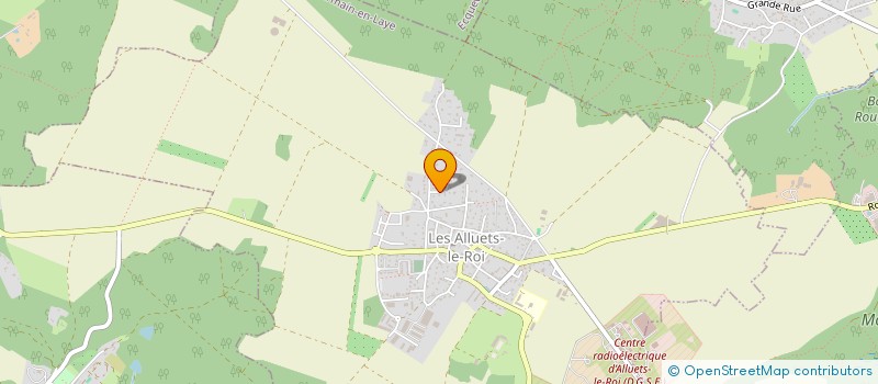 localisation de l'entreprise MADAME CARINE PENIN  LES ALLUETS-LE-ROI