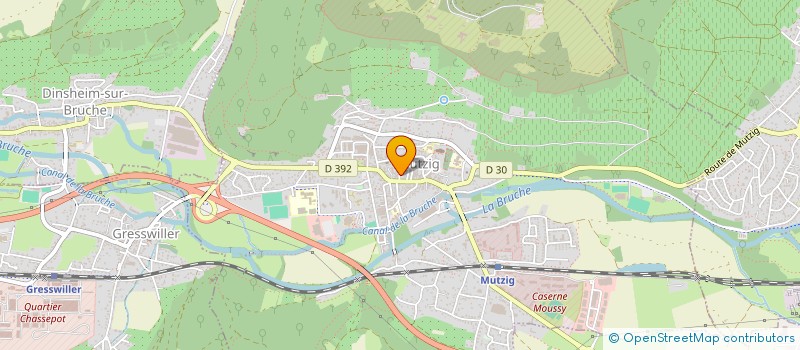 localisation de l'entreprise MADAME CARINE PEUCKERT  MUTZIG