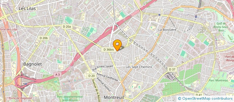 localisation de l'entreprise MADAME CARINE PICARD à MONTREUIL