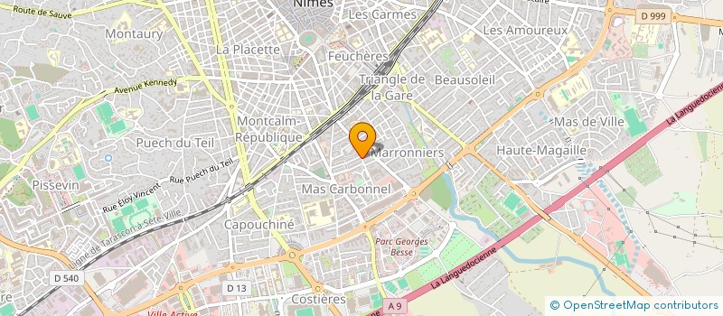 localisation de l'entreprise MADAME CARINE PICARD  NIMES