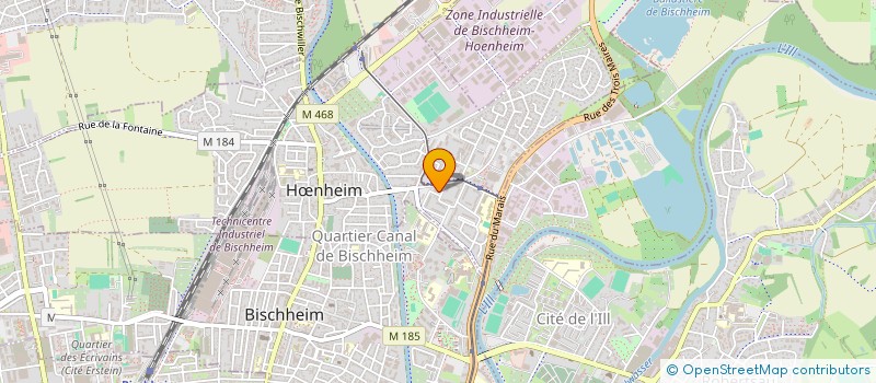 localisation de l'entreprise MADAME CARINE PILLET  HNHEIM