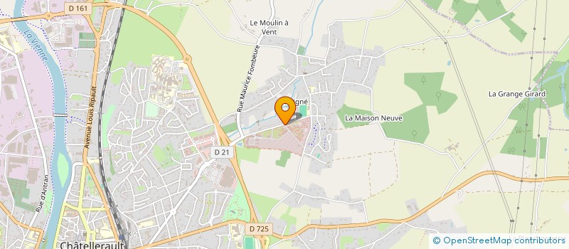 localisation de l'entreprise MADAME CARINE PINARD à CHATELLERAULT