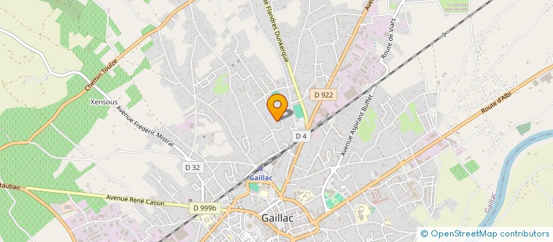 localisation de l'entreprise MADAME CARINE POUCHOUT à ALBI