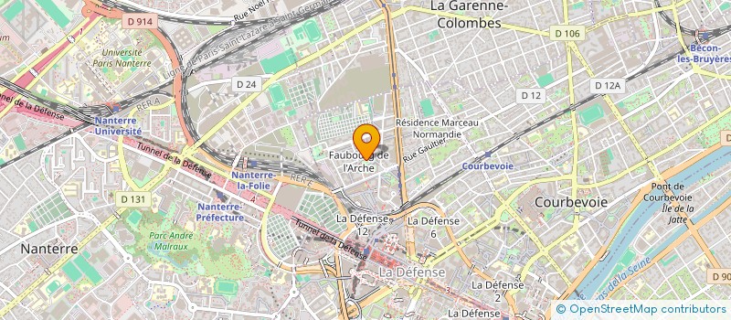 localisation de l'entreprise MADAME CARINE POULAIN à COURBEVOIE