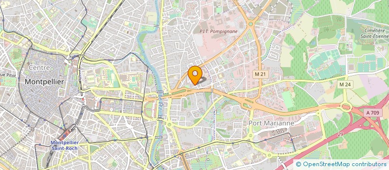 localisation de l'entreprise MADAME CARINE PRUNIER à MONTPELLIER