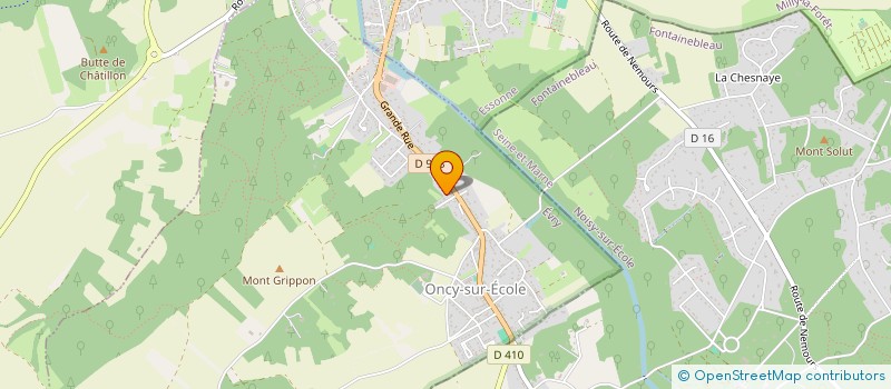 localisation de l'entreprise MADAME CARINE QUINTILIANO  ONCY-SUR-ECOLE