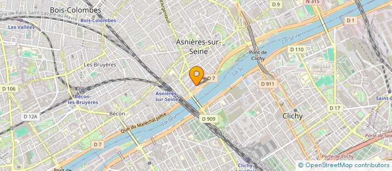 localisation de l'entreprise MADAME CARINE RABEVAHOAKA à ASNIERES-SUR-SEINE