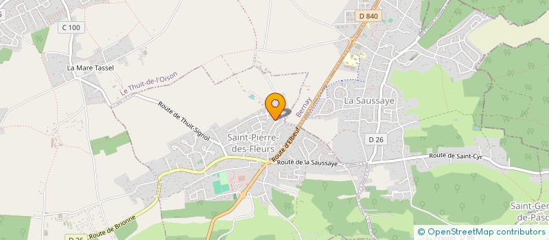 localisation de l'entreprise MADAME CARINE RAGOT  SAINT-PIERRE-DES-FLEURS