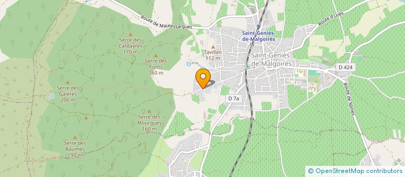 localisation de l'entreprise MADAME CARINE RAILLARD  SAINT-GENIES-DE-MALGOIRES