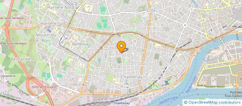 localisation de l'entreprise MADAME CARINE RAMAUGE à NANTES