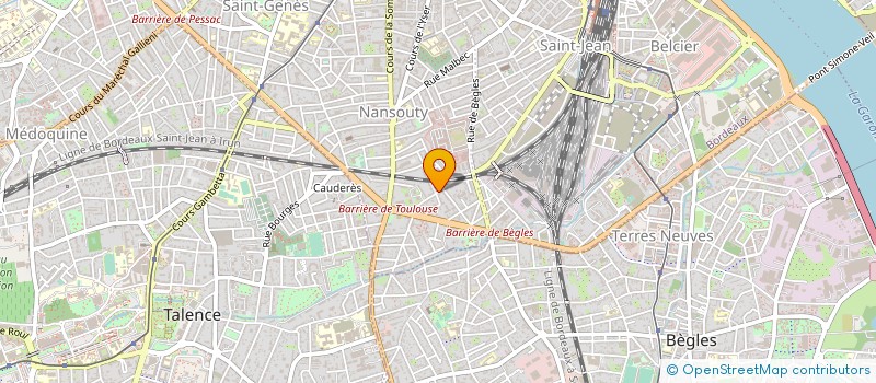 localisation de l'entreprise MADAME CARINE RAYMONDE à BORDEAUX