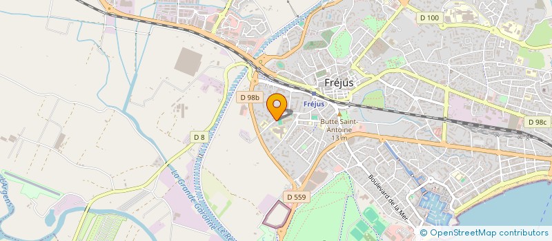 localisation de l'entreprise MADAME CARINE REDON à FREJUS