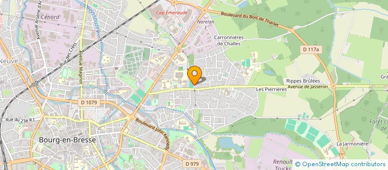 localisation de l'entreprise MADAME CARINE REGAZZACCI à BOURG-EN-BRESSE