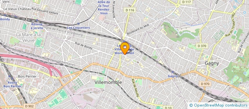 localisation de l'entreprise MADAME CARINE REINER  VILLEMOMBLE