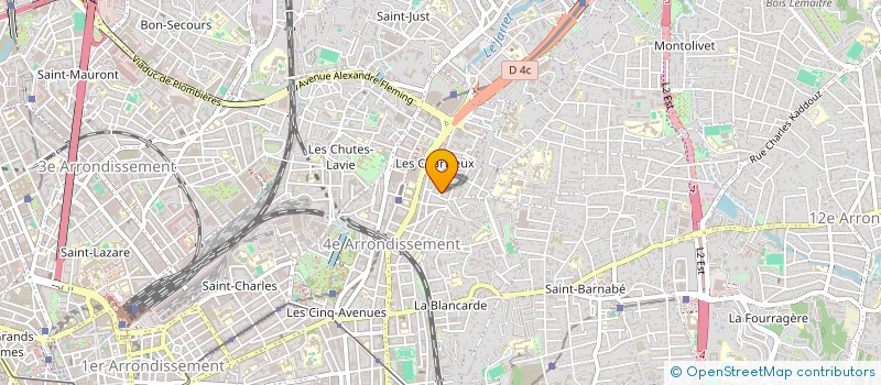 localisation de l'entreprise MADAME CARINE RENEE CREPIN à MARSEILLE
