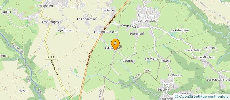 localisation de l'entreprise MADAME CARINE RESTEGHINI  CHABANIERE