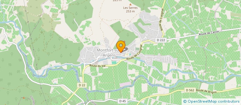 localisation de l'entreprise MADAME CARINE RICARD  MONTFORT-SUR-ARGENS