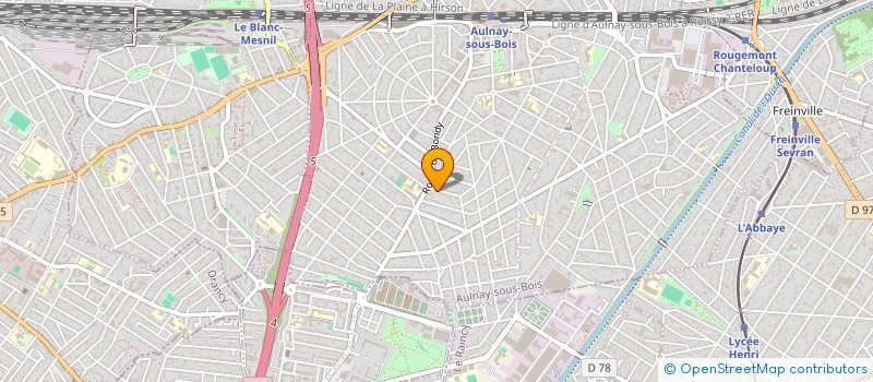 localisation de l'entreprise MADAME CARINE RIVIERE à AULNAY-SOUS-BOIS