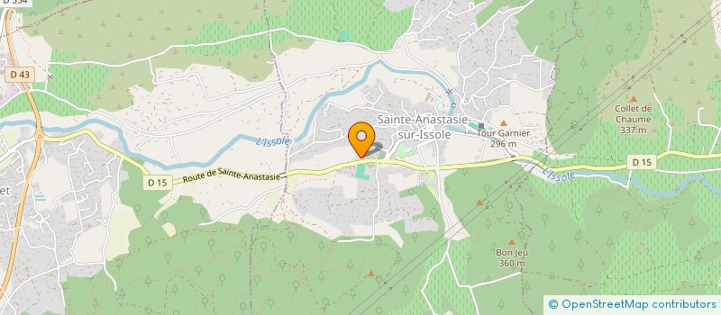 localisation de l'entreprise MADAME CARINE ROBINI à SAINTE-ANASTASIE-SUR-ISSOLE