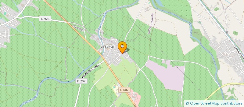 localisation de l'entreprise MADAME CARINE ROCHE  SAINT-NAZAIRE-D'AUDE