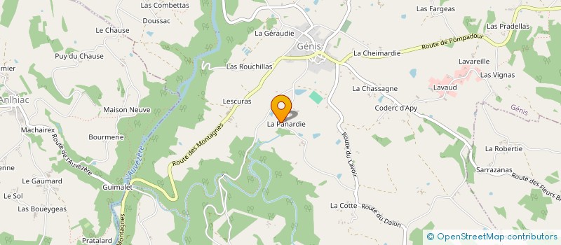 localisation de l'entreprise MADAME CARINE ROCHE à GENIS