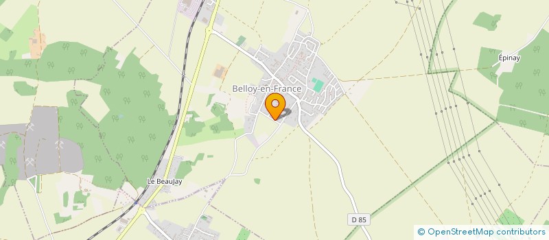 localisation de l'entreprise MADAME CARINE ROSENTHAL  BELLOY-EN-FRANCE