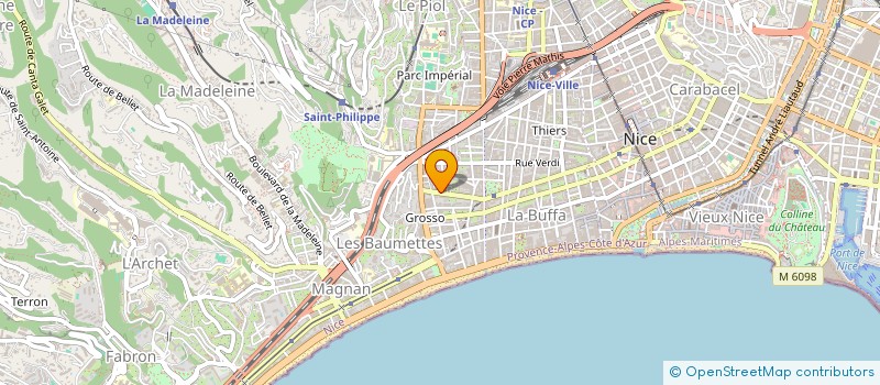 localisation de l'entreprise MADAME CARINE ROUVIER  NICE