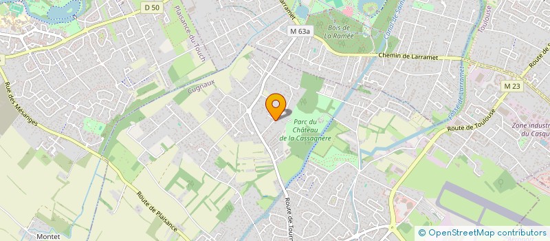 localisation de l'entreprise MADAME CARINE SAINT-MARTIN  CUGNAUX