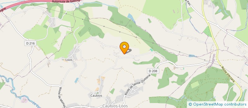 localisation de l'entreprise MADAME CARINE SALAMONE  CAUBIOS-LOOS