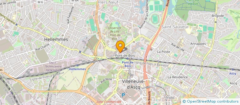 localisation de l'entreprise MADAME CARINE SANA à VILLENEUVE-D'ASCQ