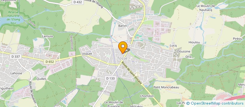 localisation de l'entreprise MADAME CARINE SANDRINE AGENOR  TOSSE