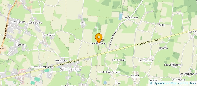 localisation de l'entreprise MADAME CARINE SANNA à SAINT-BENIGNE
