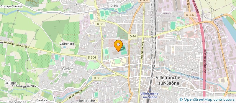 localisation de l'entreprise MADAME CARINE SANTAILLER à VILLEFRANCHE-SUR-SAONE