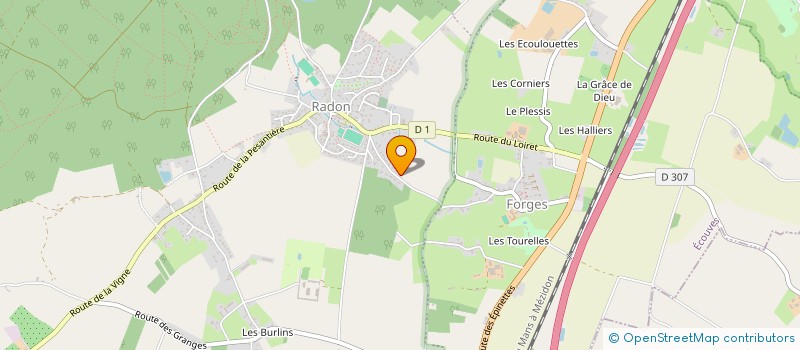 localisation de l'entreprise MADAME CARINE SAUDIN à ECOUVES