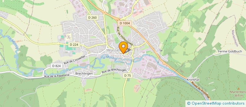 localisation de l'entreprise MADAME CARINE SCHAEFFER  WASSELONNE