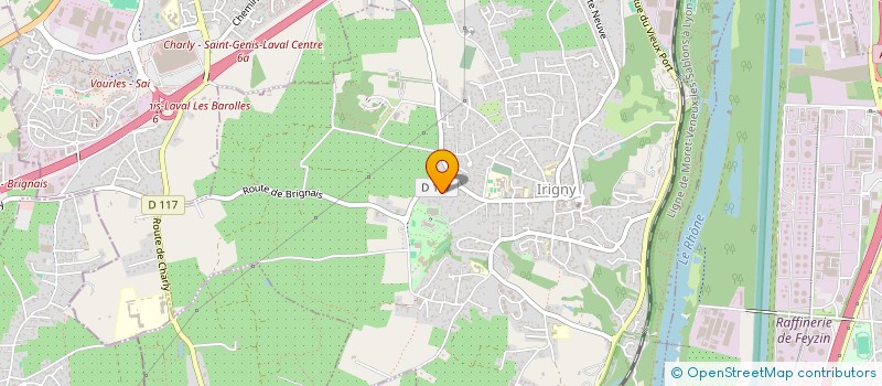 localisation de l'entreprise MADAME CARINE SCHIED  IRIGNY