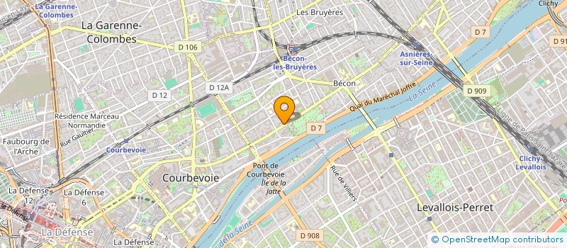 localisation de l'entreprise MADAME CARINE SCRIMENTI à COURBEVOIE