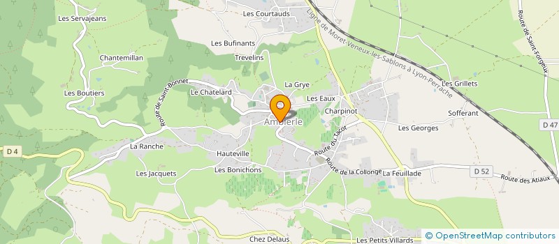 localisation de l'entreprise MADAME CARINE SEILLE à AMBIERLE