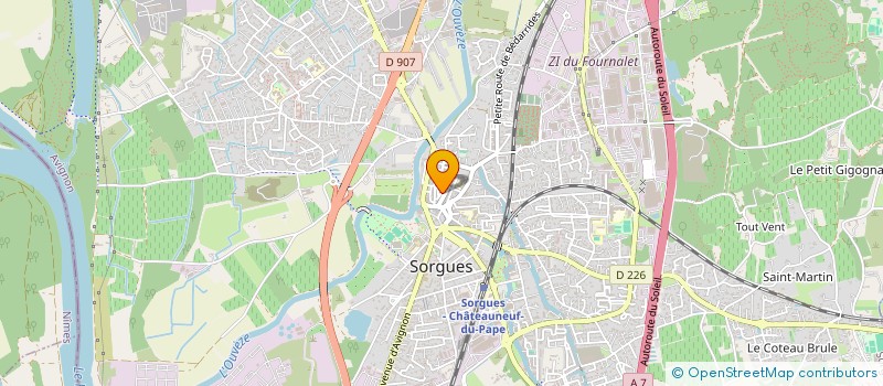 localisation de l'entreprise MADAME CARINE SERRA à SORGUES