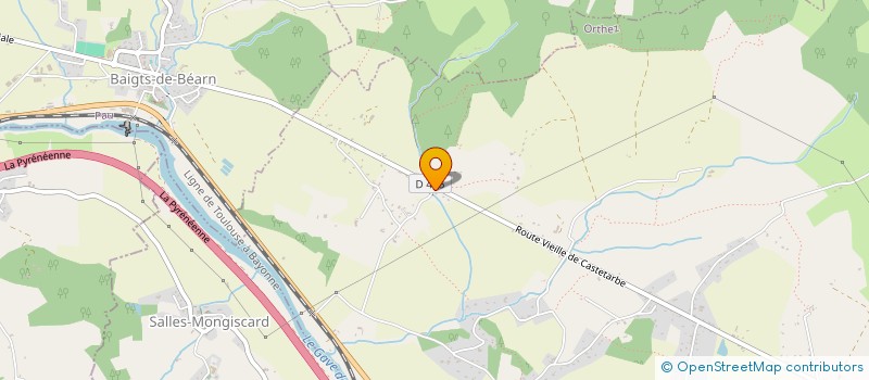 localisation de l'entreprise MADAME CARINE SIBERCHICOT  ORTHEZ