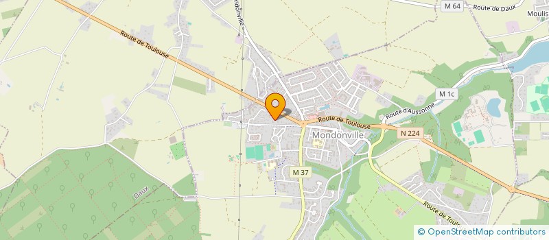 localisation de l'entreprise MADAME CARINE SOUBIE  MONDONVILLE