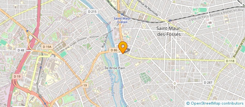 localisation de l'entreprise MADAME CARINE STIGER  SAINT-MAUR-DES-FOSSES