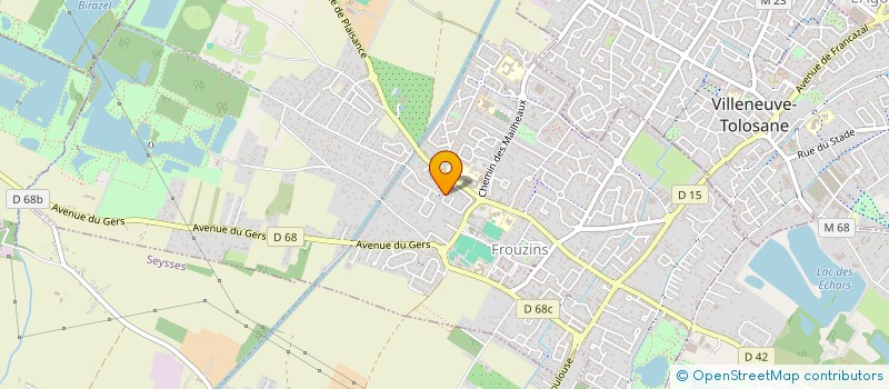 localisation de l'entreprise MADAME CARINE SYLVIE NATACH ANGLADE  FROUZINS