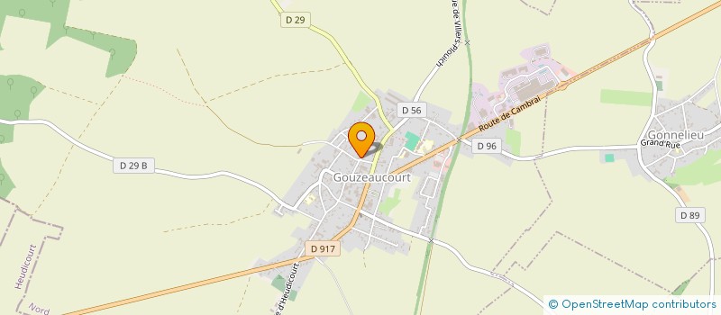 localisation de l'entreprise MADAME CARINE TAILLEZ  GOUZEAUCOURT