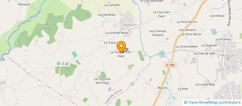 localisation de l'entreprise MADAME CARINE TALBOURDET  LAMBALLE-ARMOR