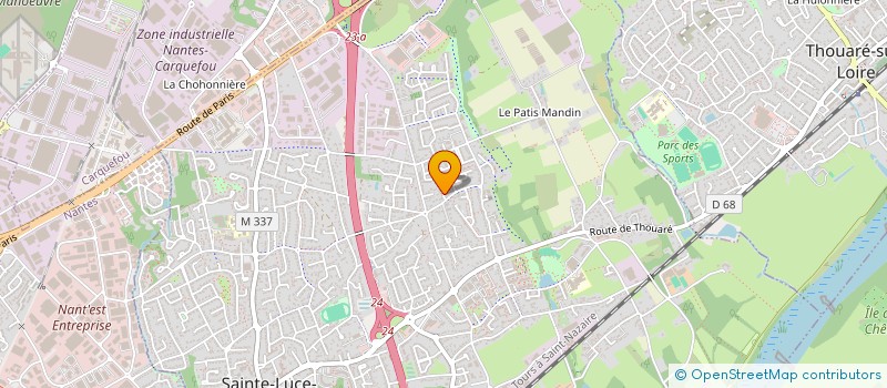 localisation de l'entreprise MADAME CARINE TANCHI DJIOTA  SAINTE-LUCE-SUR-LOIRE