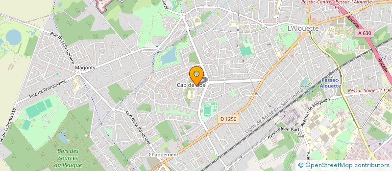 localisation de l'entreprise MADAME CARINE TEKPA à PESSAC