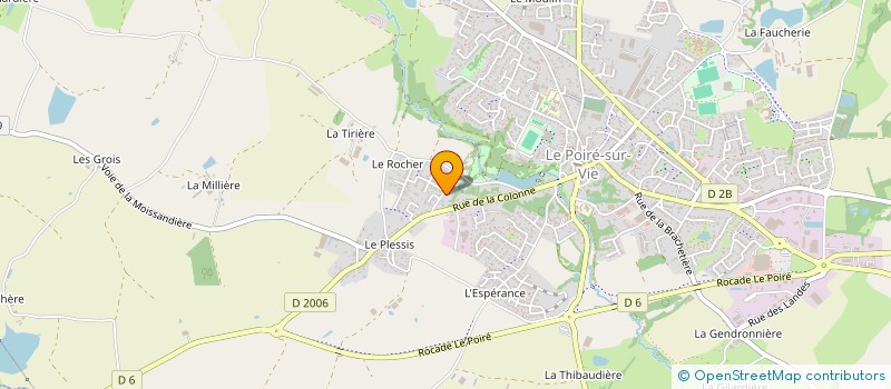 localisation de l'entreprise MADAME CARINE TETAUD à LE POIRE-SUR-VIE